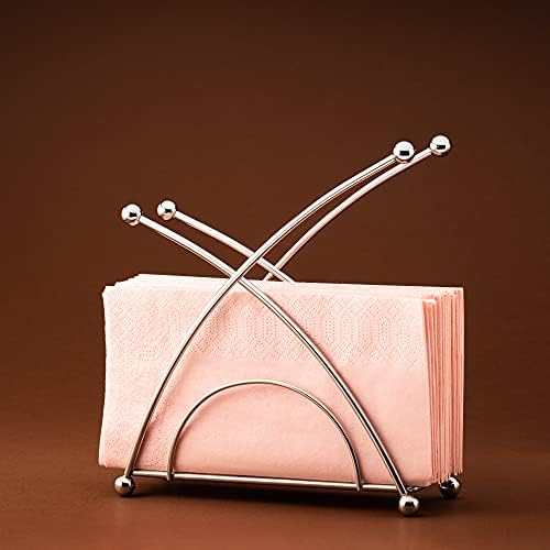 Stainless Steel Napkin Holder for Tables  Napkin Holders for Kitchen, Table Napkin Holders, Cocktail Napkin Holder, Modern Napkin Holder, Paper Napkins Holder, Chrome