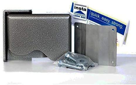 Shipping Container Bolt-on Lockbox Right Hand Opening | No Welding Required | Powder-Coated, 4-Gauge Steel Construction