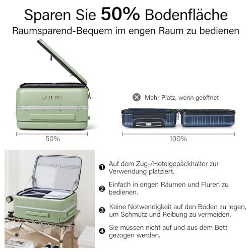 Valise extensible 360° Hanke taille S poignée large ergonomique - 6