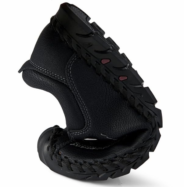 Matufit Shoes for Men, Genuine Leather Non Slip Orthopedic Loafers Comfortable Casual Walking Shoes4