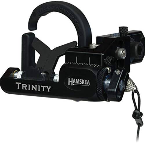 HAMSKEA Archery Solutions Trinity Hunter Left-Handed/Right-Handed Micro Tune Arrow Rest for Bowhunting