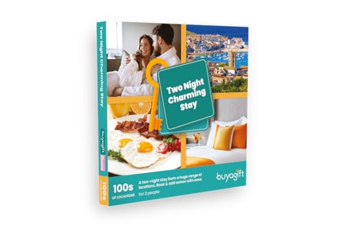 Buyagift 2-Night Charming Getaway Gift Experience Box for 2 Over 300 Breaks and Hotel Stays Across the UK