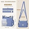 JUYANO Sac Bandoulière Femme Grand, Sac à Main en Nylon Imperméable avec Multipoches, Messenger Bag Léger et Ajustable pour Sorties Shopping Voyages Travail #1