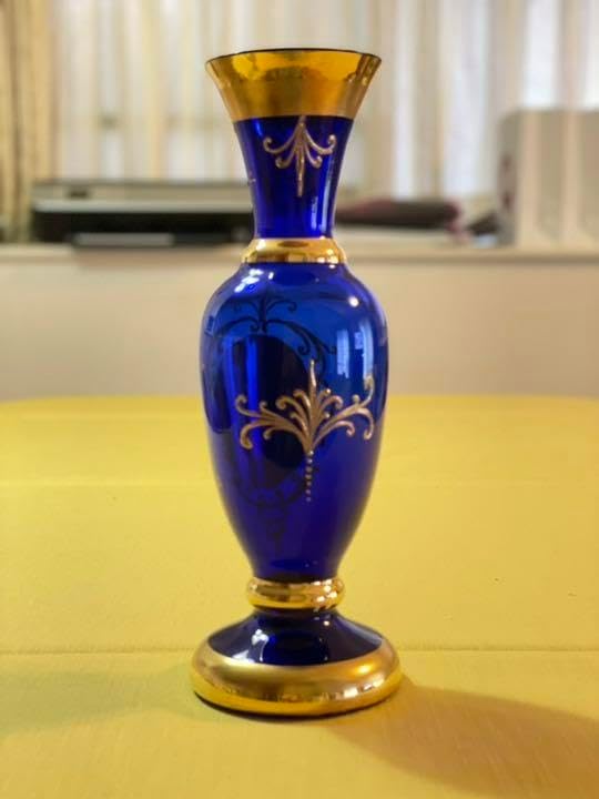 イタリア ガラス ベネチア 花瓶 フラワーベース ジャグ ヴィンテージ 50s