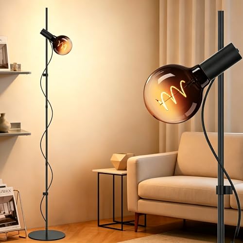 SORHE LIDKO Floor Lamp for Living Room, Minimalist Industrial Standing