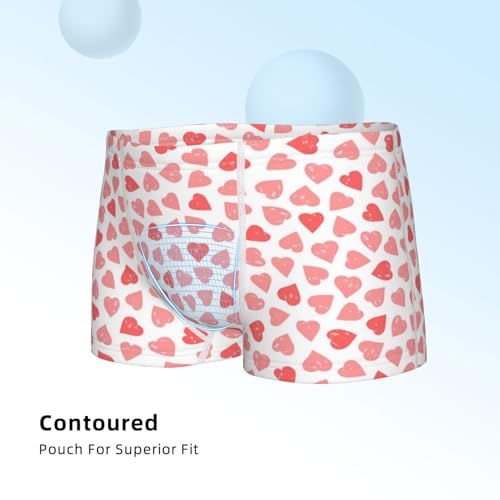 Boys' Cotton Boxer Brief Soft Underwear-Hearts4