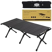 Hilanders 木製　ロールトップテーブル 120×60cm ウッドロールトップテーブルLIGHT 120 アウトドア キャンプ ロー