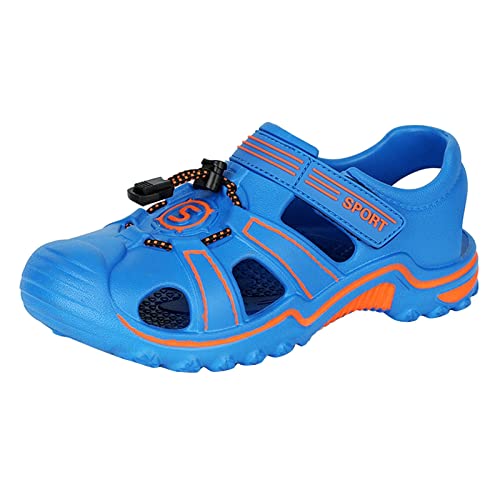 sfdgfhyf Little Boys Solid Color Sneakers Children Slippers Cartoon Dinosaur Flat Bottom Home Breathable Beach Slippers