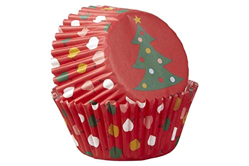 Standard Baking Cups-Christmas Traditional Tree 75/Pkg