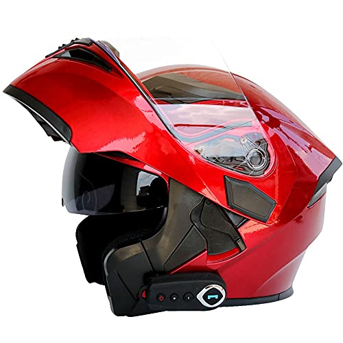 Casque de moto modulable Bluetooth XXL avec double visière solaire - 2