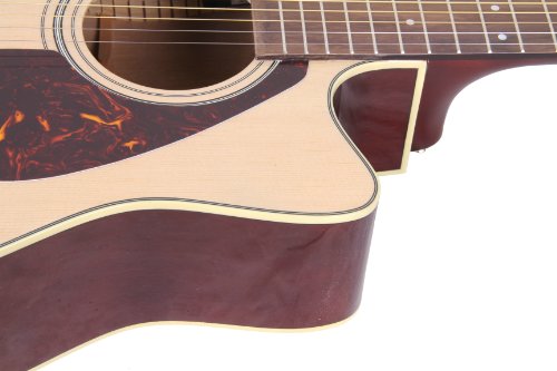 Yamaha – FX370C – Guitare Electro-Acoustique à Pan Coupé – Bois Naturel - Les Beatles, Paul McCartney, John Lennon, RIngo Starr, George Harrison Yamaha - FX370C - Guitare Electro-Acoustique à Pan Coupé - Bois Naturel – Image 6