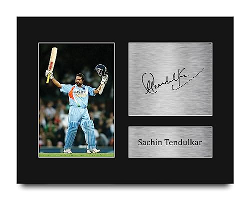 Signed Photograph of Sachin Tendulkar (Century at Lord's)