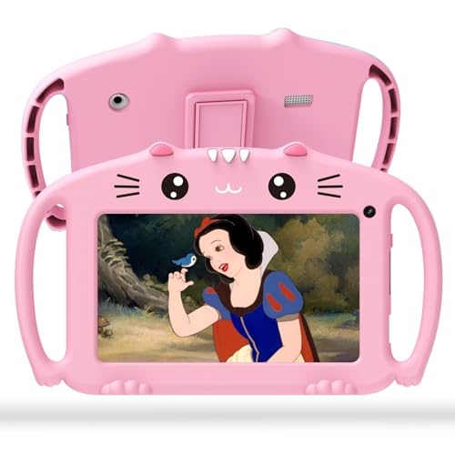 ascrecem Tablet Niños 7 Pulgadas Android Tablet Infantil con WiFi Doble Cámara Control Parental...