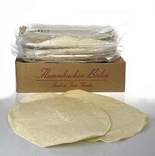 Flammkuchenteigboden, oval, ca. 28x38cm, TK, 7,5 kg, 50 St