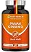 Produktbild GINSENG BIO Kapseln - Extrakt aus biologischem Anbau - Roter & Weißer Ginseng Wurzelextrakt 10:1 - Mit 15% an Ginsenosiden - 100% VEGAN