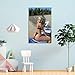 Fangool Abella Danger Sexy Poster, Canvas Art Print, 12x8 inches, Unframed, Matte Finish, Modern, Contemporary Style, Bedroom, Living Room, Office Decor