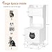 SEOCCTV Hidden Cat Litter Box Furniture, Modern Industrial Cat Litter Box Enclosure with Storage Cabinet and Door Wooden Pet Washroom End Table with Shelves and Storage Shelves for Indoor All Cats
