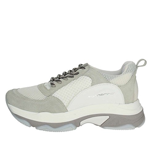 Fornarina Womens White Super 4 Chunky Trainers-UK