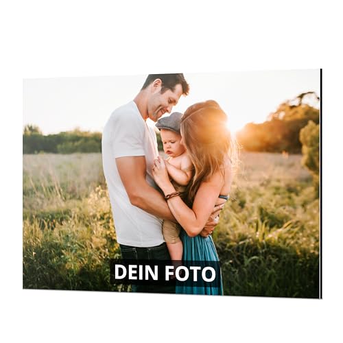 PhotoFancy® – Personalisiertes Alu-Dibond Wandbild mit eigenem Foto...