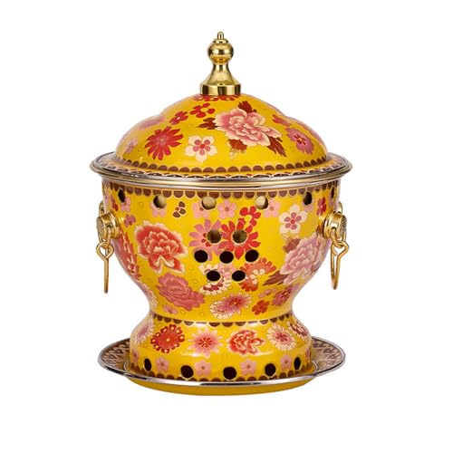 Olla china tradicional de cobre para postres y sopas miniatura 1