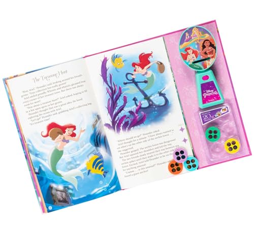 Disney Princess: Moana, Rapunzel, and Ariel Movie Theater Storybook & Movie Projector - Image 4