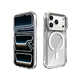 【国内正規品】ABSOLUTE・LINKASE AIR/ゴリラガラスiPhoneケース for iPhone 17シリーズ 、アルミ製カメラスタンド搭載、強化ガラス製カメラレンズプロテクター同梱 (クリア, iPhone 17 Pro)