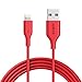 iPhone Charger, Anker Powerline 6ft Lightning Cable, MFi Certified for iPhone Xs/XS Max/XR/X / 8/8 Plus / 7/7 Plus / 6/6 Plus / 5s / iPad, and More (Red)
