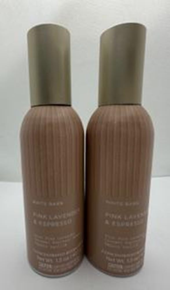 Set of Two Pink Lavender & Espresso Concentrated Room Sprays 1.5 Ounce