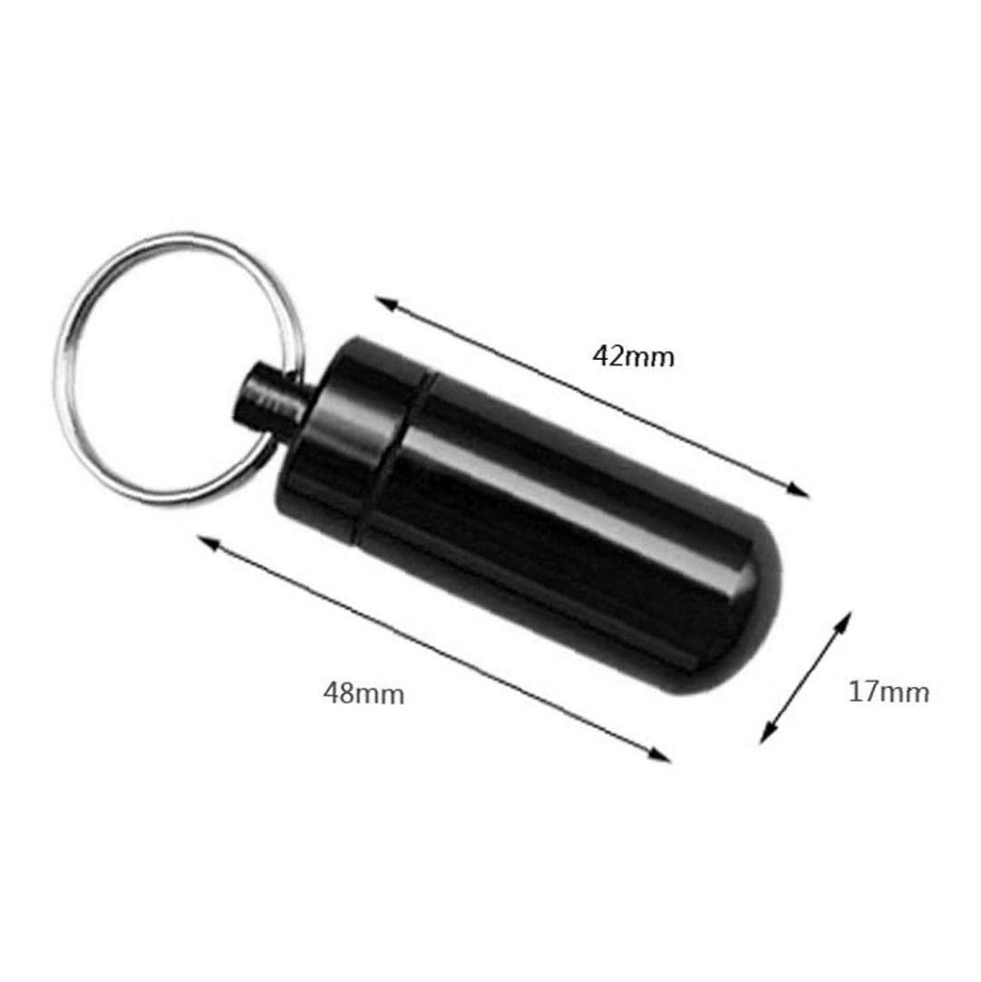 MRKU Botiquín de Primeros Auxilios Familiar, portátil, de aleación de Aluminio, Mini, para Exteriores, 1 Unidad