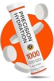 Precision Hydration Elektrolyt-Tabletten - Mehrstufige efferveszierende Hydrationstabletten - Bekämpft Krämpfe - Kalorienarm, glutenfrei, vegetarisch freundlich (1 Tube, 1000 mg/L - Orange Tube)