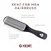 Kent KFM2 Gel Styling Hair Brush for Men - 9 Row Mens Hair Brush with Ionic Anti Static Bristles Great for a Daily Mens Styling Brush - Kent Brush Detangling and Smoothing Long or Thick Hair