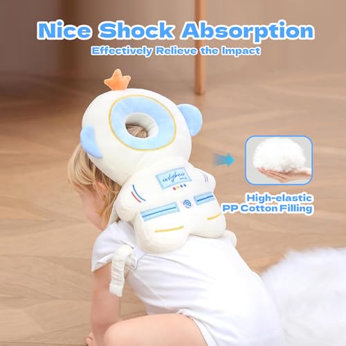 Image of Baby Toddler Head Protector, Baby Head Protection Backpack, Adjustable, Lightweight and Breathable, Astronaut