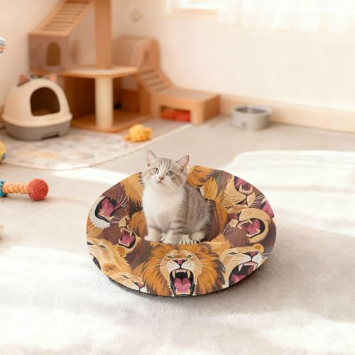 Coussin lion chaud et isolant taille M pour petit animal - 4