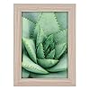 goldbuch 92 0752 fotolijst Toscana van hout, fotolijst voor afbeelding in 10 x 15 cm formaat, portretlijst met standaard en wandhouder, enkele lijst van MDF, fotolijst, taupe