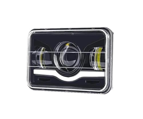 Phare LED 4x6 Peterbilt 379 et 378 feu de jour 12V 24V pour optique rectangulaire carré
