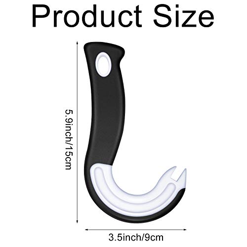 2 Pieces Easy Open Ring Pull Can Opener Easy Grip Opener Ring-Pull Helper For Ring Pull Tab Cans Tins Bottles #TOP1
