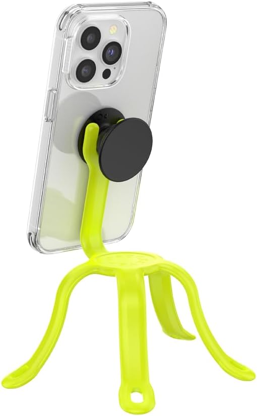 PopSockets Flexible Phone Mount & Stand, Neon Yellow - Chartreuly