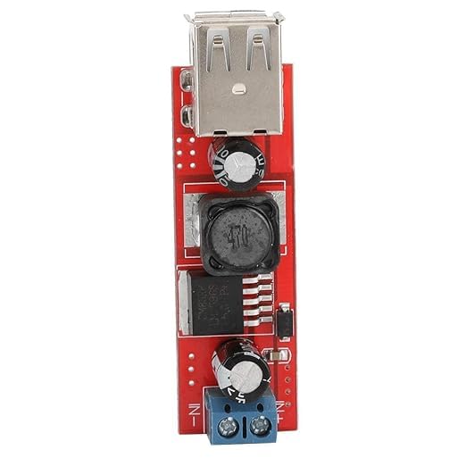 SP Electron Pack of 1 Pcs Dual USB DC to DC Buck Converter 9V/12V/24V/36V to 5V Output, 3A Vehicle Charging Module for Mobility Devices.-image-3
