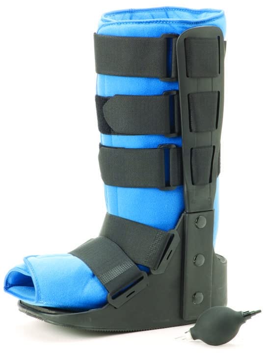 Darco Air Traveler Walker Boot - Standard | Men & Women Boot for Fractured Foot | Ankle Walking Boot Size M - UK 5.5 to 7 | Medical Boot for Broken Ankle & Broken Toe | Blue-Black