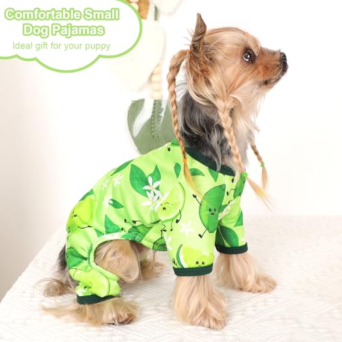 Pyjama pour chiens extensible vêtement doux pour chiot de taille mini - 8