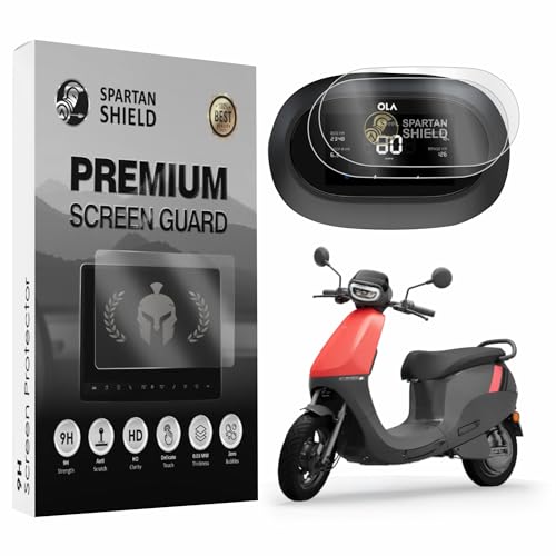58% OFF on Spartan Shield [2 PACK Screen Guard For OLA S1X | S1 X Plus EV Scooter || 3.5 INCH LCD Digital Instrument Cluster Protector || S1X + Electric Bike Accessory [Not Tempered Glass]