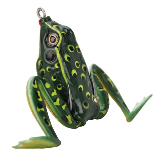 Frog Crankbait Lure 5cm Topwater Soft Bait Trout Swimbait Hook Unmistakable Water Fishing Frog Lure