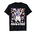 Funny Feral and Free Patriotic Raccoon 4th of July Boys Kids T-Shirt