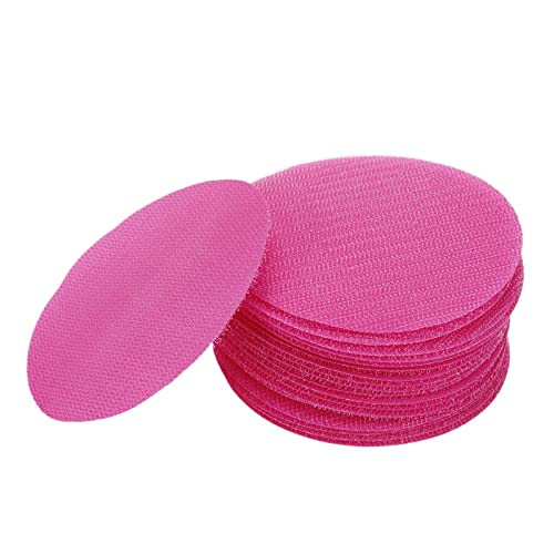 Sscon 20Pcs 4Inch Carpet Stickers Standing Dot Spots Game Floor Markers Rose Red