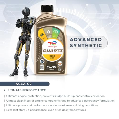 TotalEnergies Quartz INEO ECS 5W30 Engine Oil - ACEA C2 - Low SAPS - Age-Resistance Technology - Fuel Economy Formula - Advanced Synthetic Motor Oil Lubricant - 1L - Image 4