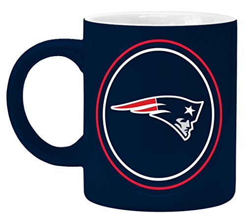 Boelter Brands NFL New England Patriots 355697 Coffee Mug, Team Color, 14 oz