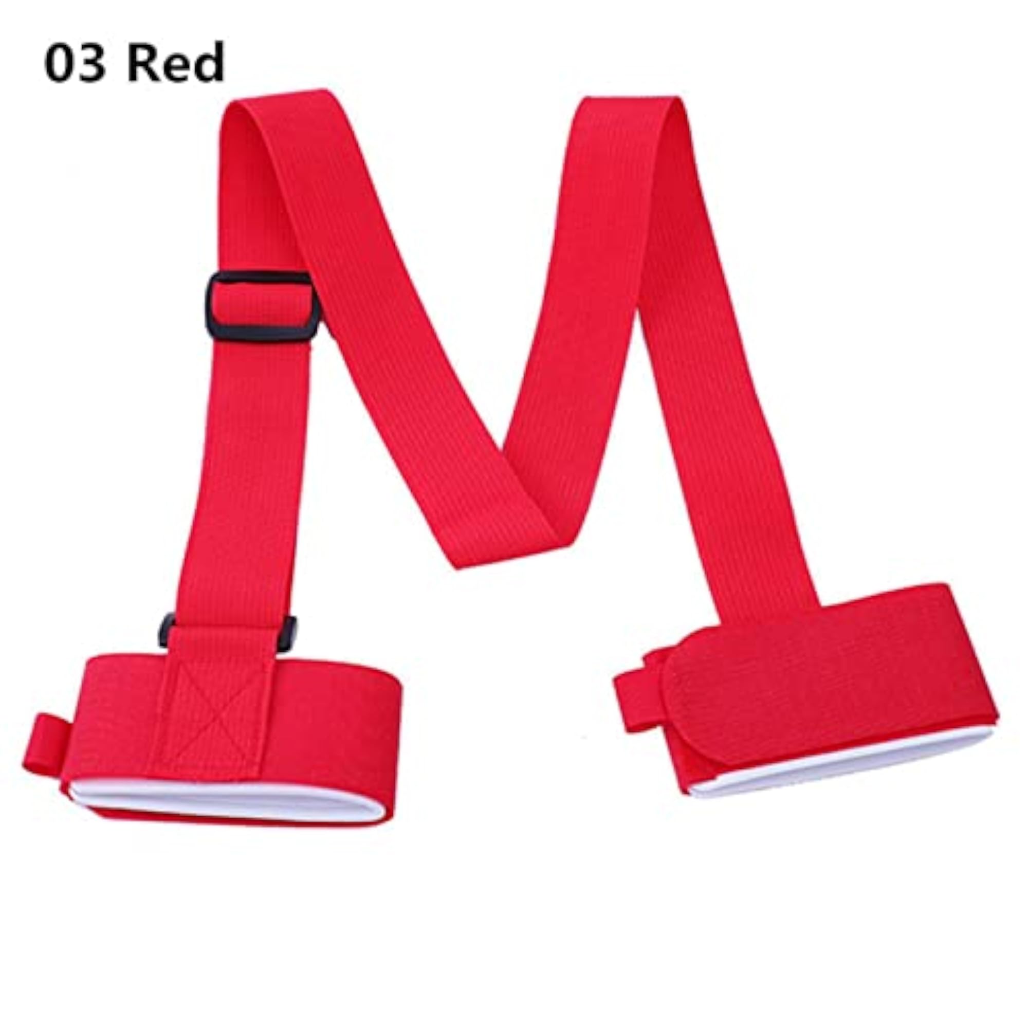 Elastic Ski Straps Carrier Adjustable Design, Red