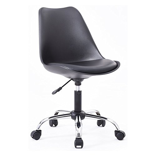 Hodedah Import Armless with Seat Cushion in Office Chair