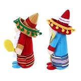 Toyvian Teiliges Plüsch wichtel Breitem Hut Farbenfrohe Karnevals Dekoration Weiche Gnom Figuren für Wohnraum Liebevoll Gestaltete Home Decor Ornamente Langlebige Kuscheltiere