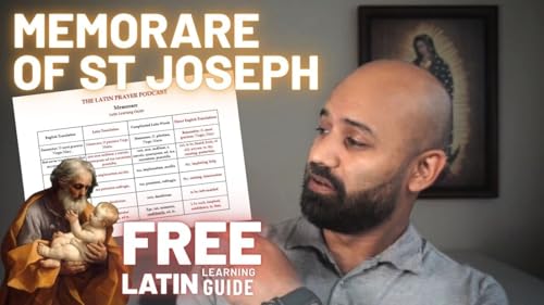 Memorare of St Joseph in English and Latin | FREE Latin Learning Guide (Audio Only)